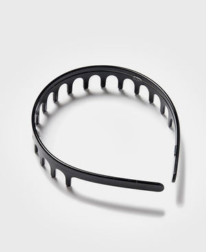 COMB HEADBAND - BLACK