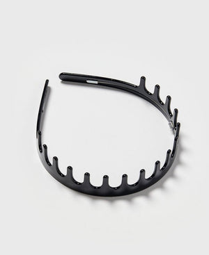 COMB HEADBAND - BLACK