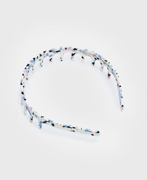 COMB HEADBAND - TERRAZZO