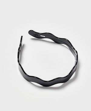 WAVY HEADBAND - BLACK