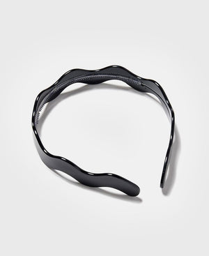 WAVY HEADBAND - BLACK