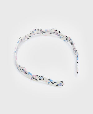 WAVY HEADBAND - TERRAZZO